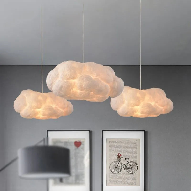 Moderne Loftlampe Skyform – Blød Belysning til Dit Hjem