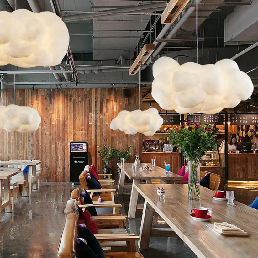 Moderne Loftlampe Skyform – Blød Belysning til Dit Hjem