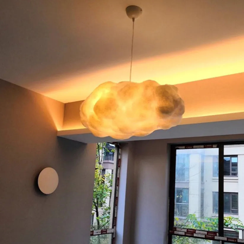 Moderne Loftlampe Skyform – Blød Belysning til Dit Hjem
