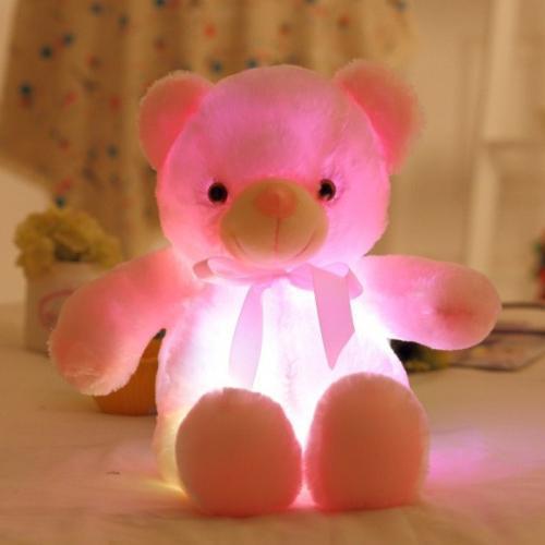 Magisk LED Bamsebamse som Lyser i Mørket