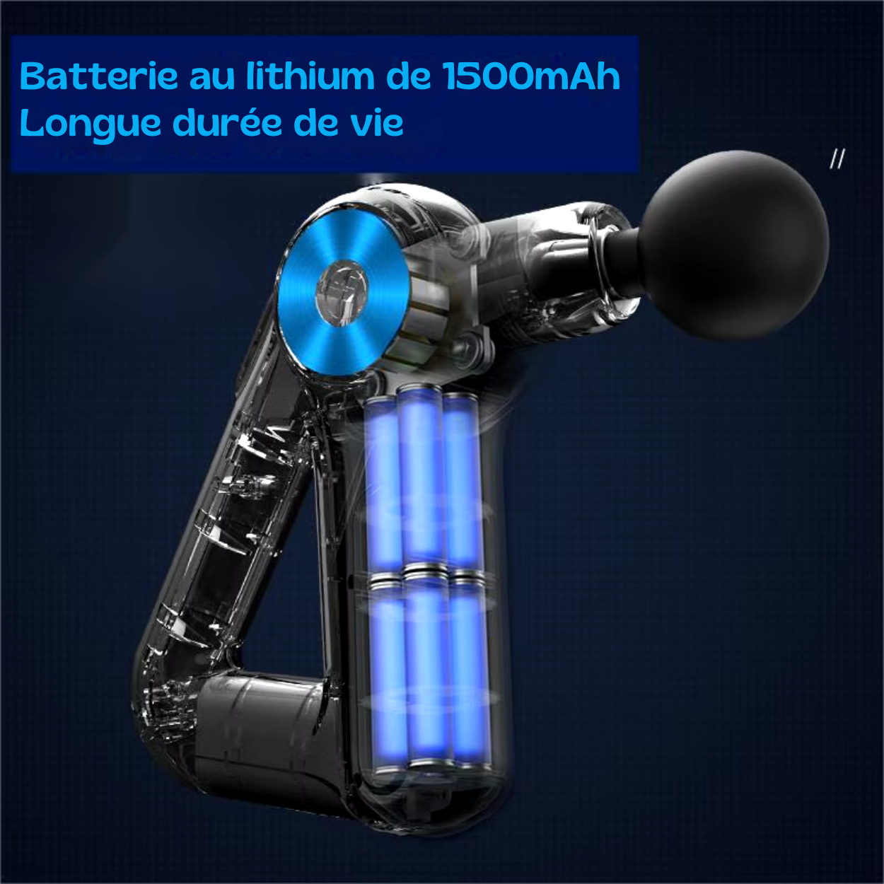 Muskelavslappnande massagepistol för optimal återhämtning