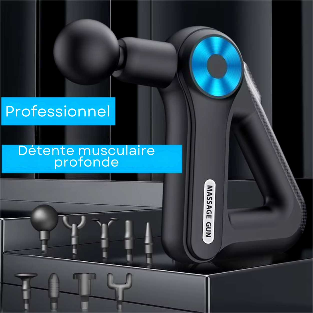 Muskelavslappnande massagepistol för optimal återhämtning
