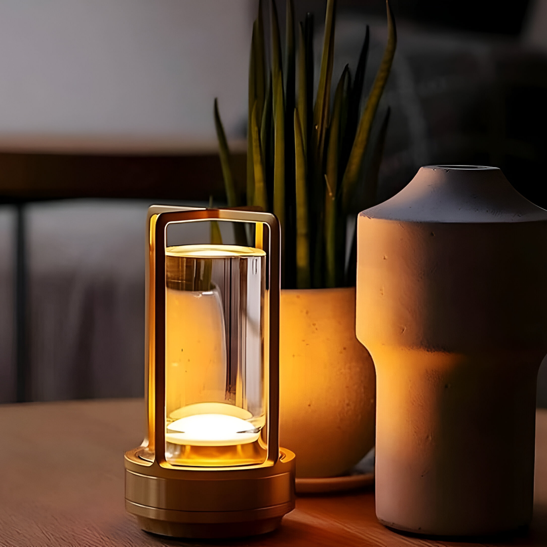 Snygg Vattentät LED Bordslampa med Lång Batteritid