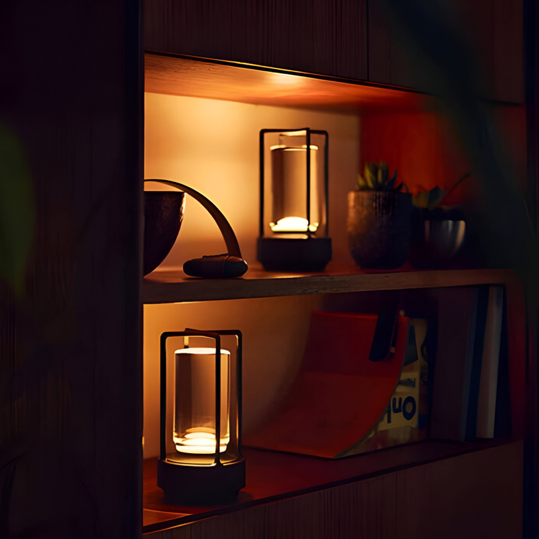 Snygg Vattentät LED Bordslampa med Lång Batteritid