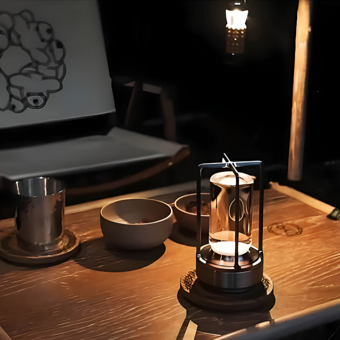 Snygg Vattentät LED Bordslampa med Lång Batteritid