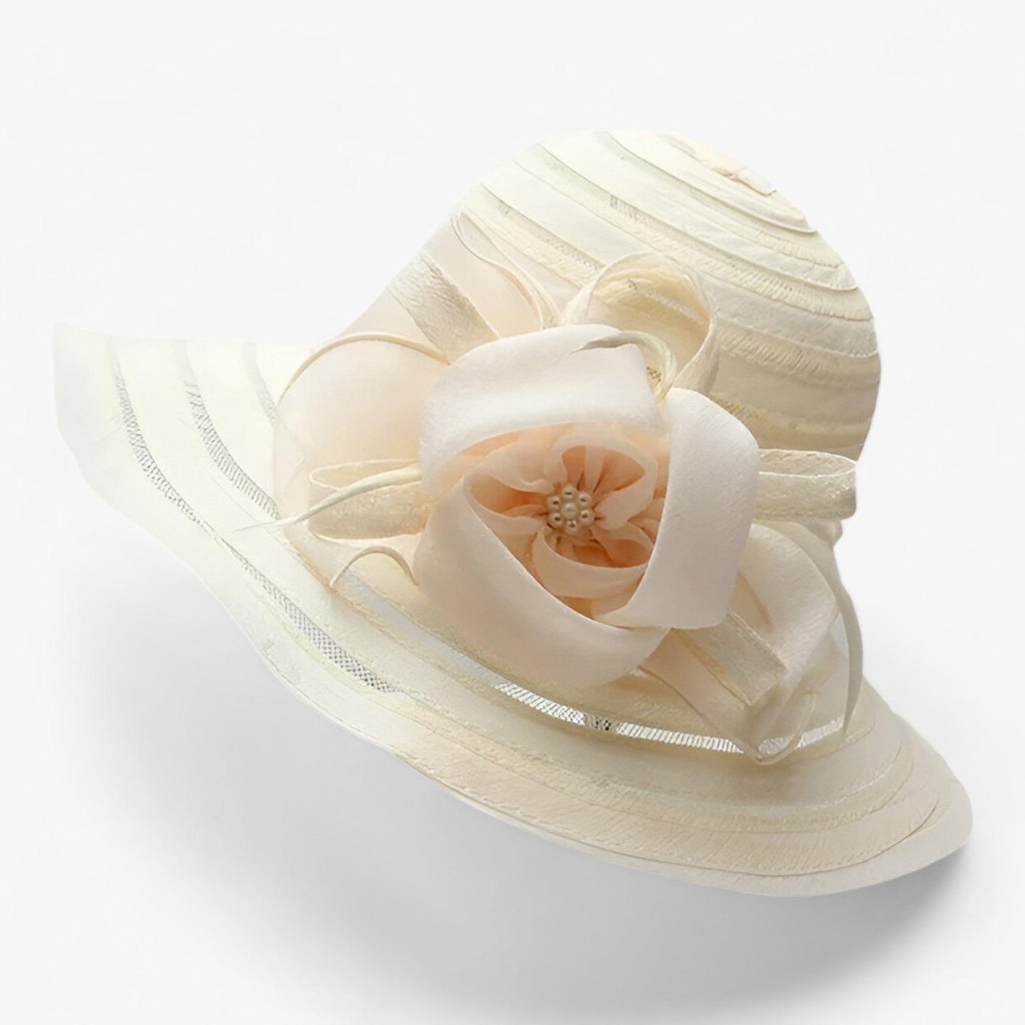 Elegant Solhat til Kvinder i Organza – Mirielle