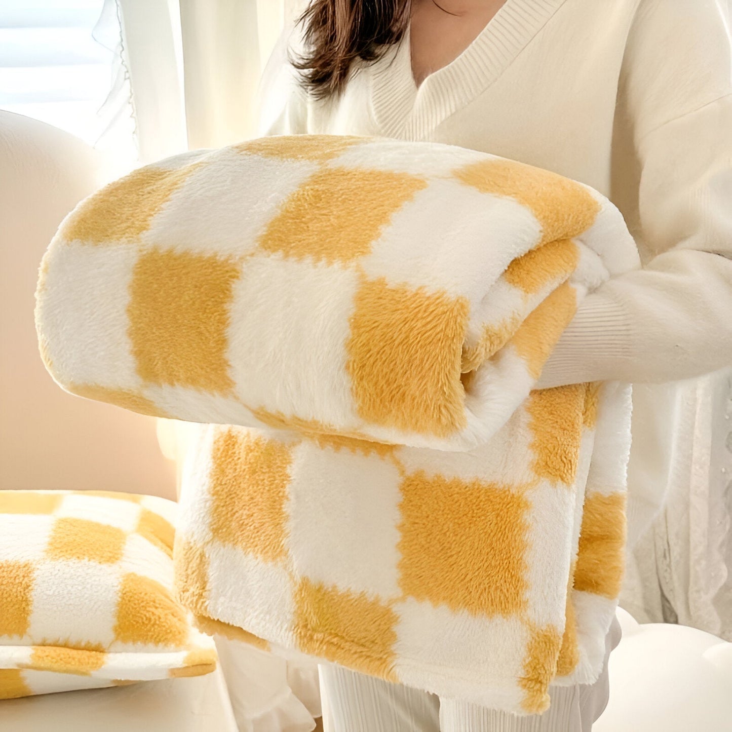 Mjuk och snygg filt: Färgstark fleece för komfort