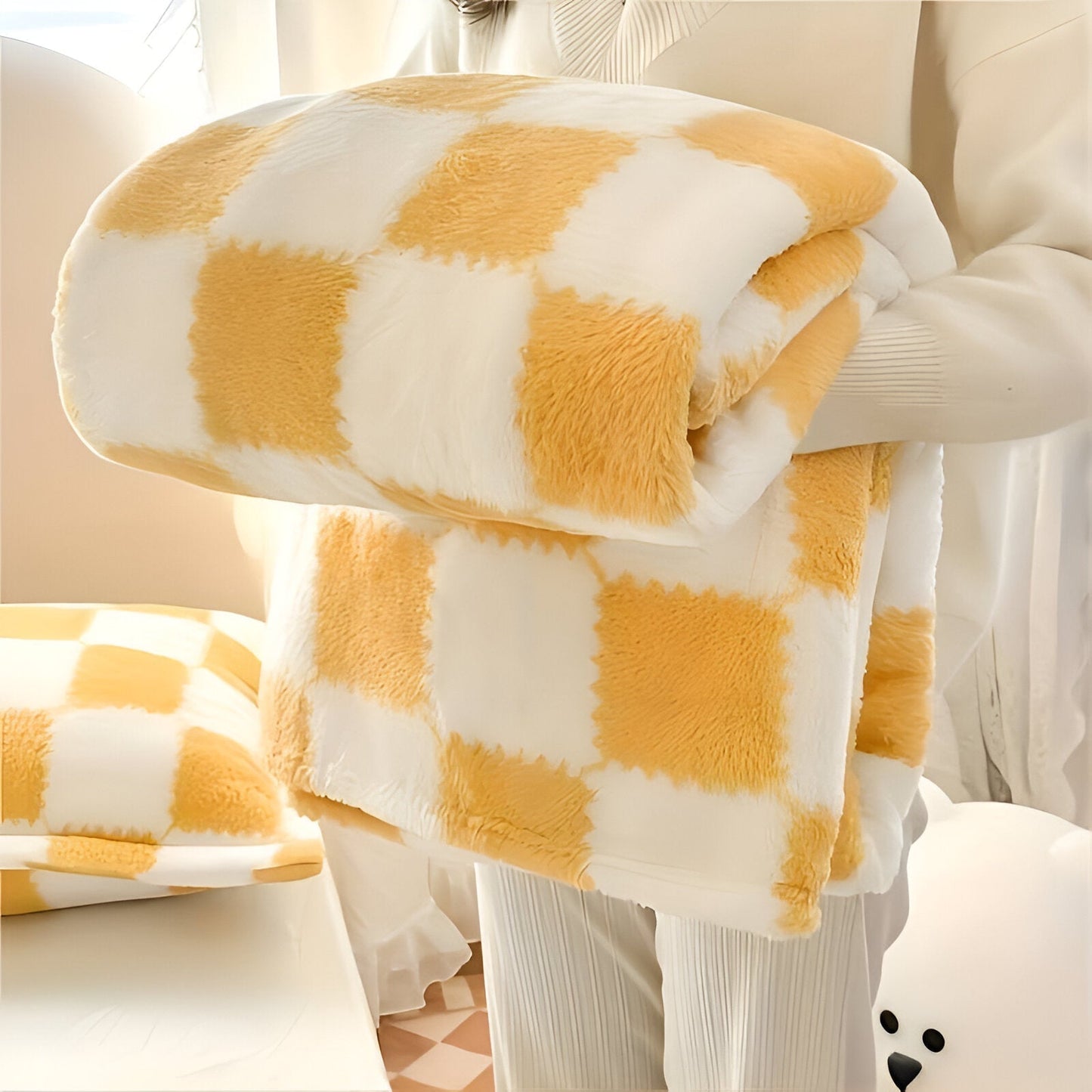 Mjuk och snygg filt: Färgstark fleece för komfort