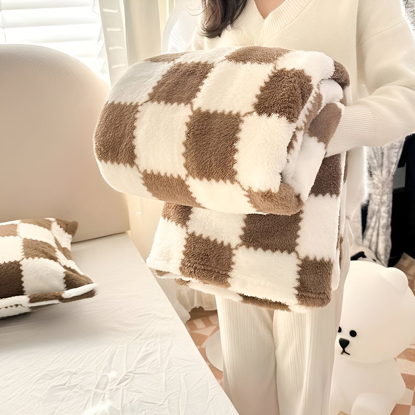 Mjuk och snygg filt: Färgstark fleece för komfort