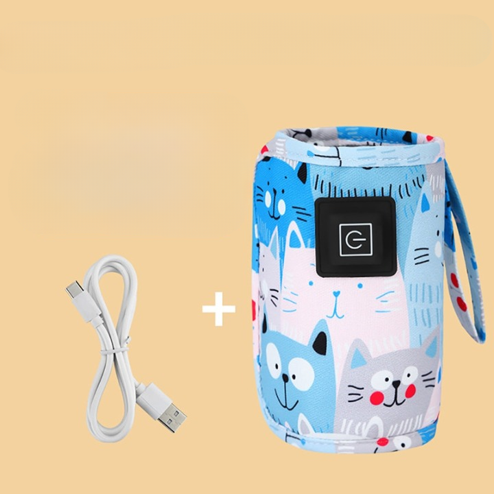 Bärbar USB Flaskvärmare – BabyHeat