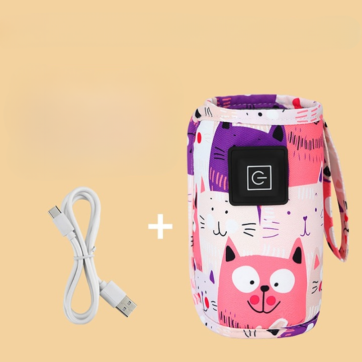 Bärbar USB Flaskvärmare – BabyHeat
