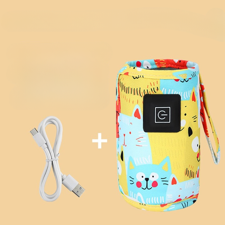 Bärbar USB Flaskvärmare – BabyHeat