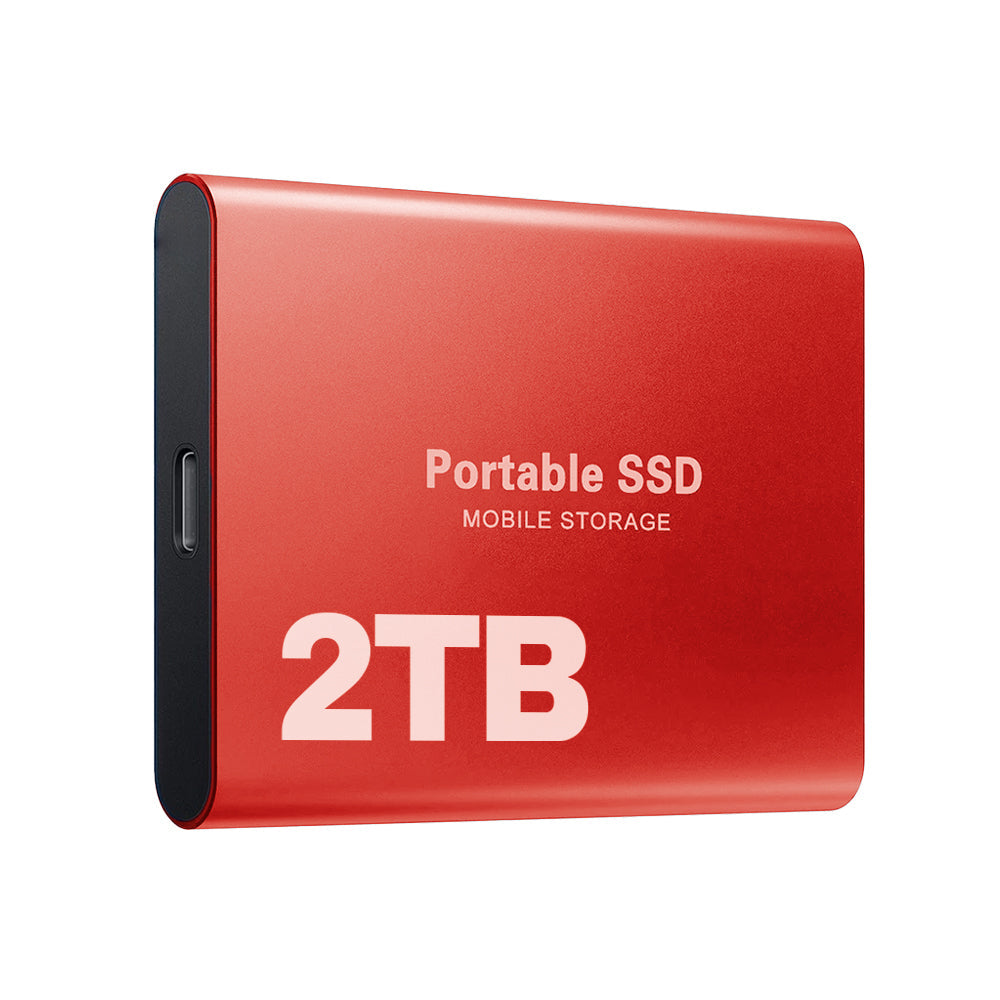 Bärbar extern SSD, USB-C, Höghastighets Solid State Drive