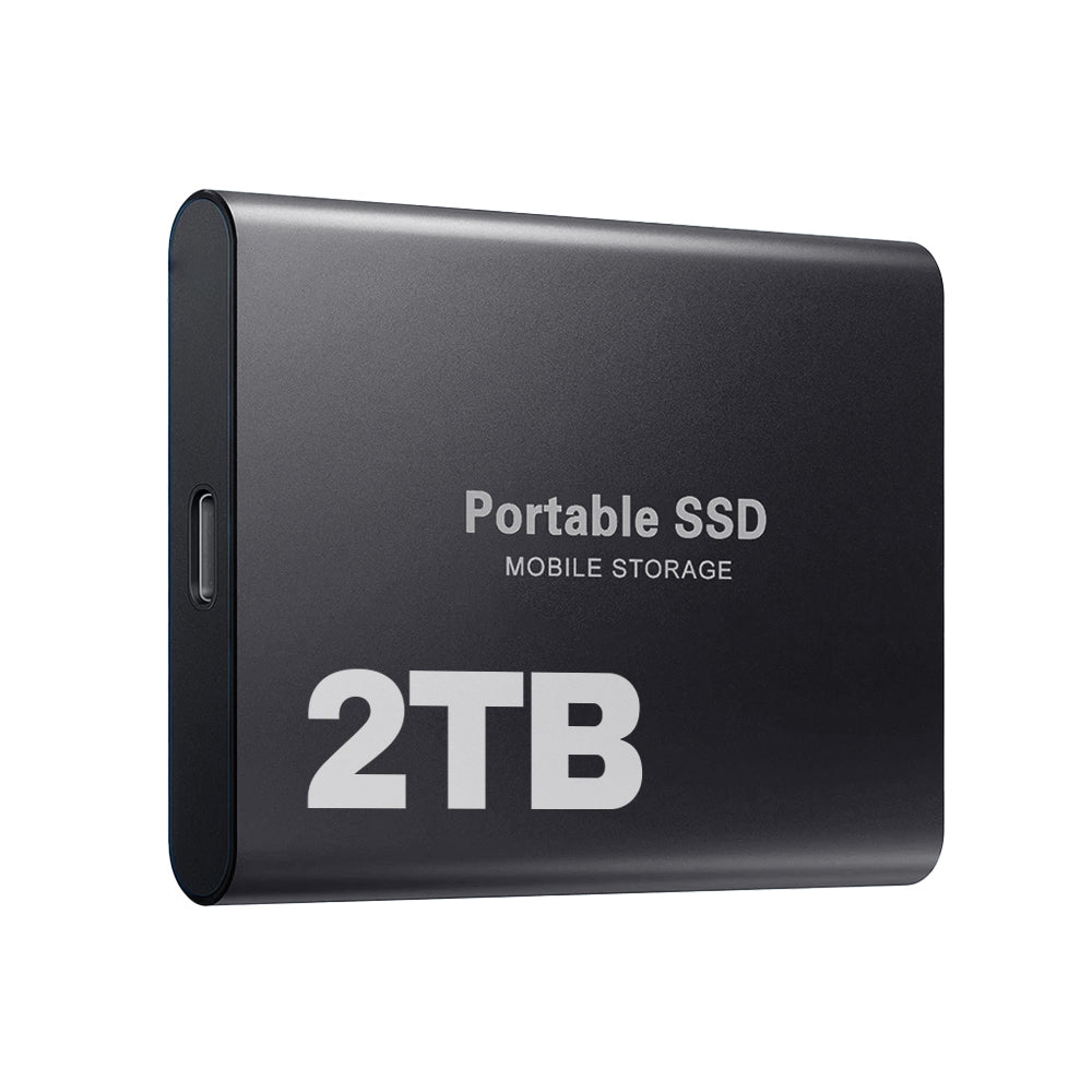 Bärbar SSD, Solid State Drive, USB-C-anslutning