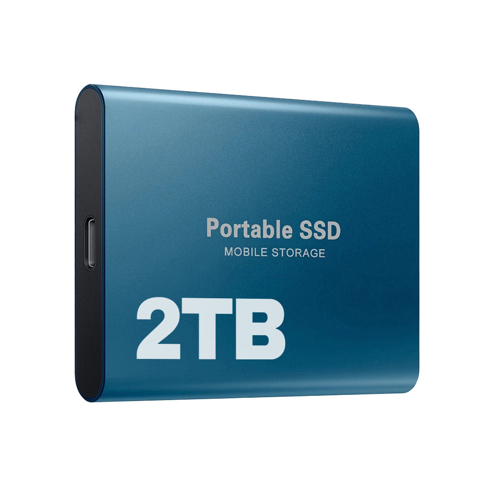 Bärbar SSD, Solid State Drive, USB-C-anslutning