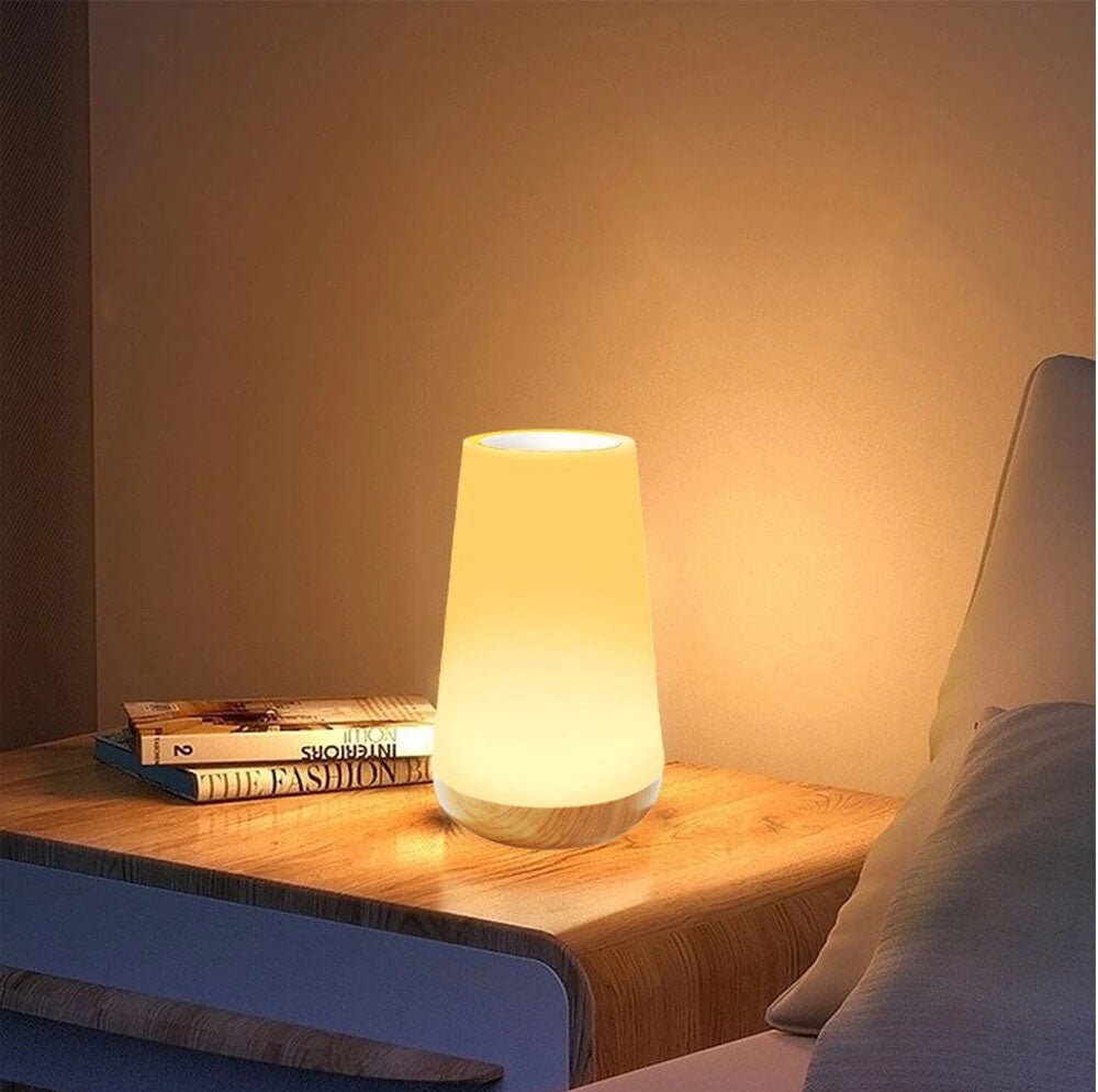 Stilfuld LED Bordlampe med Touch og Justerbar Lysstyrke