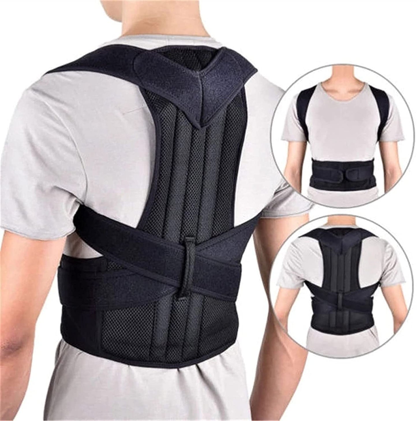 Justerbar og Åndbar Kropsholdningsvest – Unisex