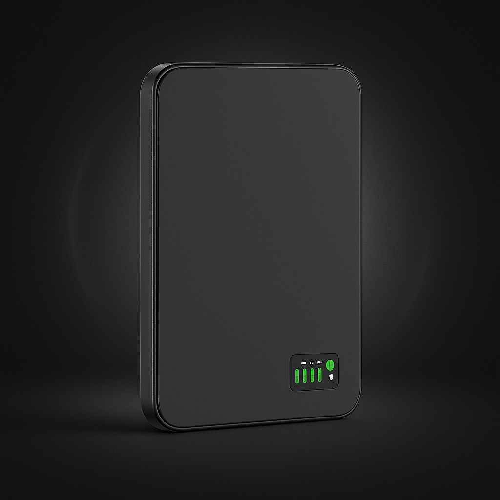 Magnetisk Powerbank med Hurtig Trådløs Opladning og LED