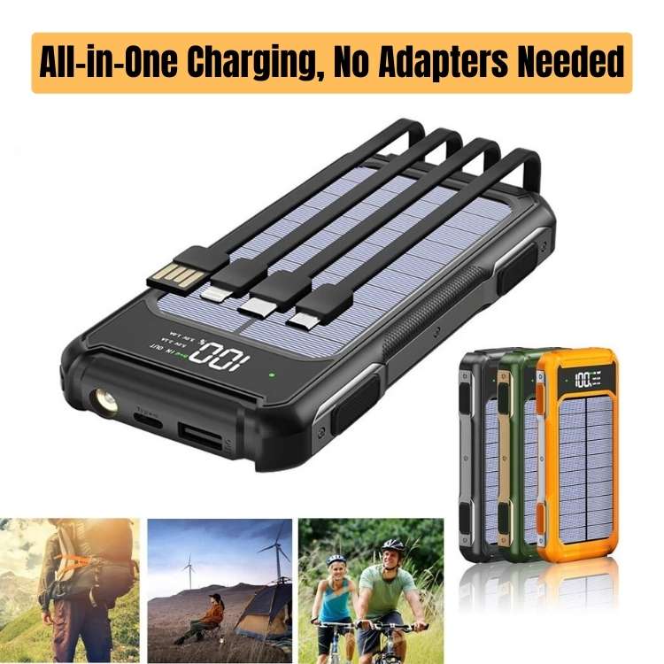 SolEnergi 200000mAh Bærekraftig Lader