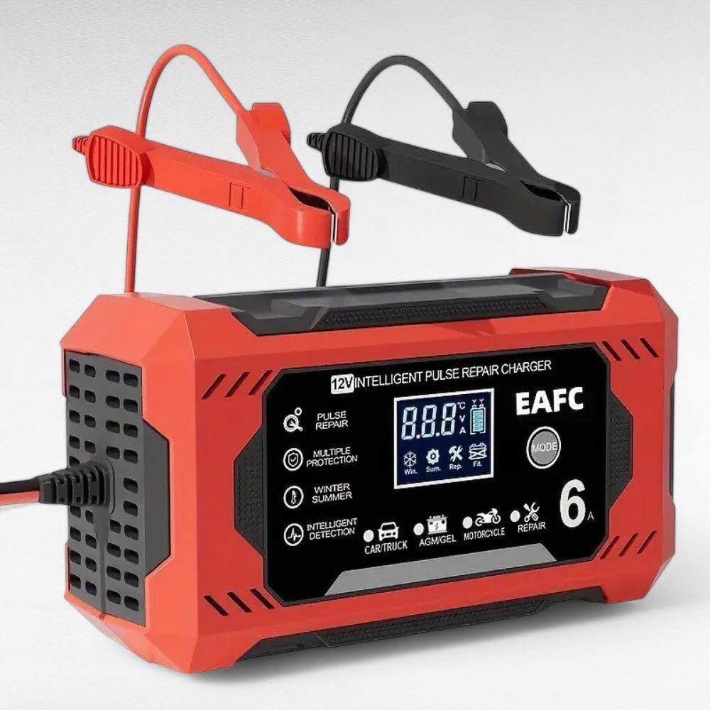 Biloplader med LCD-skærm – 12V/24V, impulsgenerering reparation