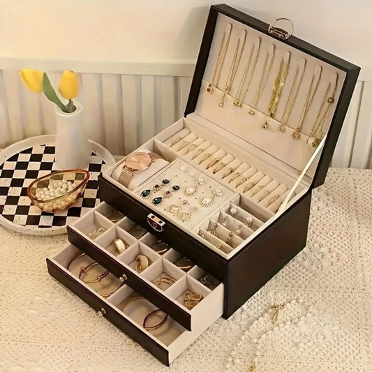 Jewel Organizer i Læder af Høj Kvalitet
