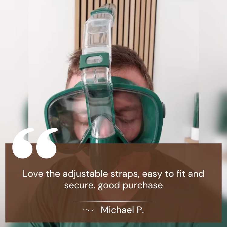 Foldbar Snorkelmaske til Dykning