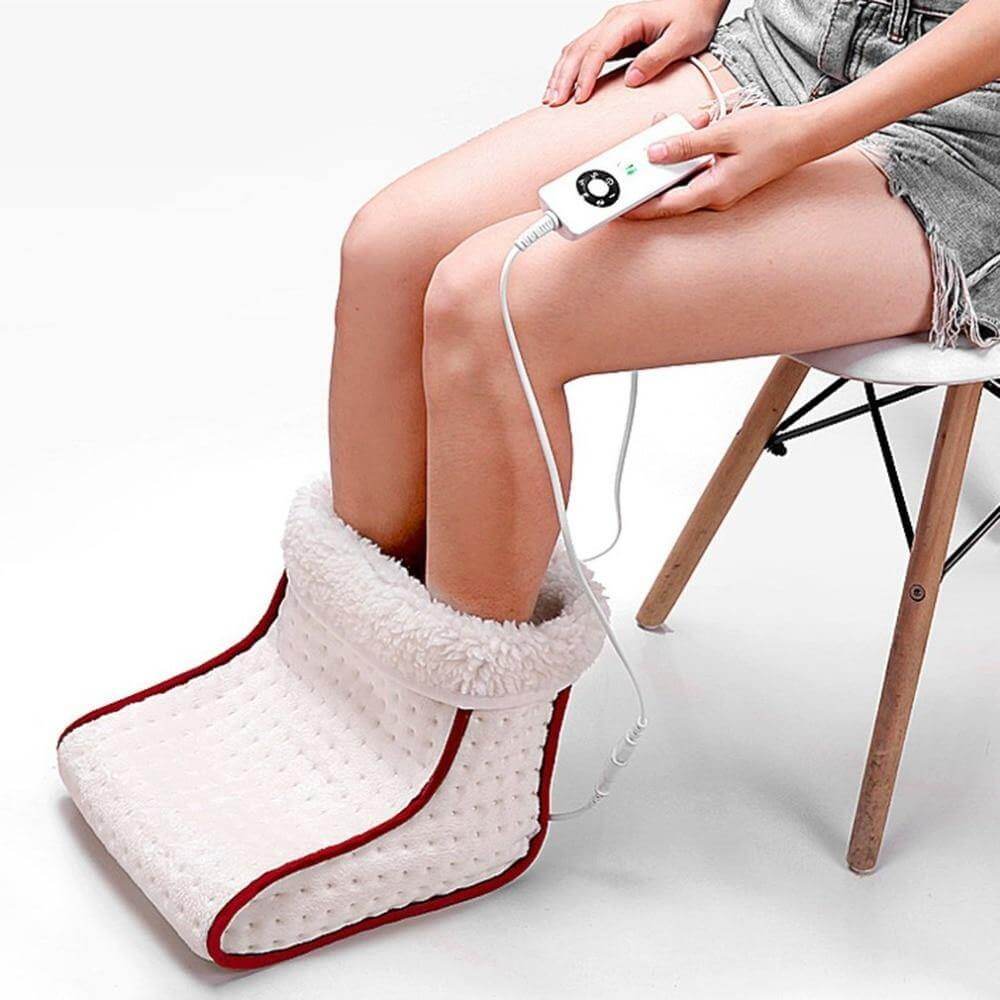 Elektrisk fotmassager med värme