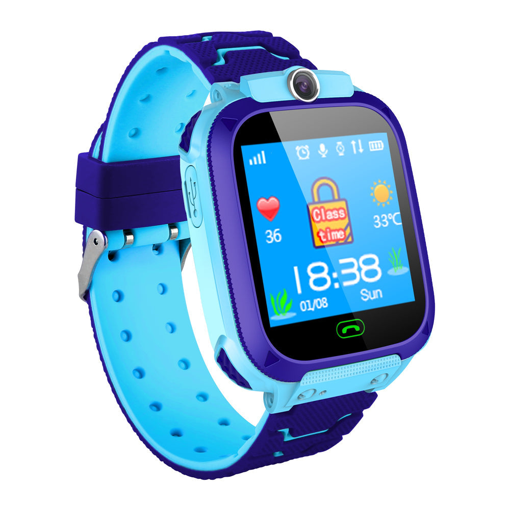 Børnesmartwatch med GPS-tracker og telefonfunktion