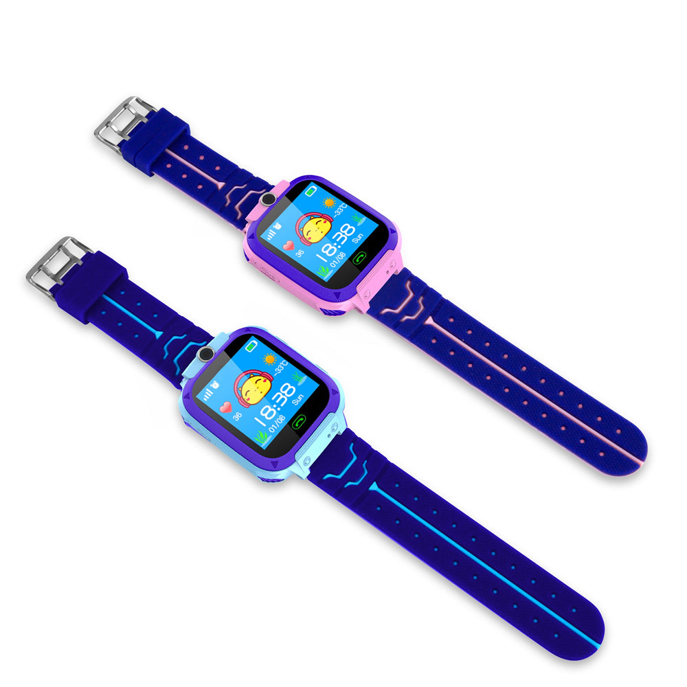 Børnesmartwatch med GPS-tracker og telefonfunktion