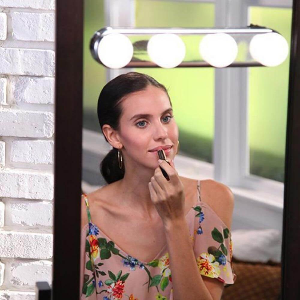 Hjem Make-Up Badeværelse Sugekop Lampe Lys