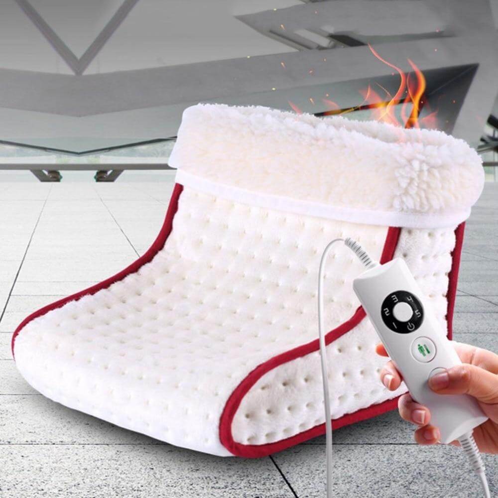 Elektrisk fotmassager med värme
