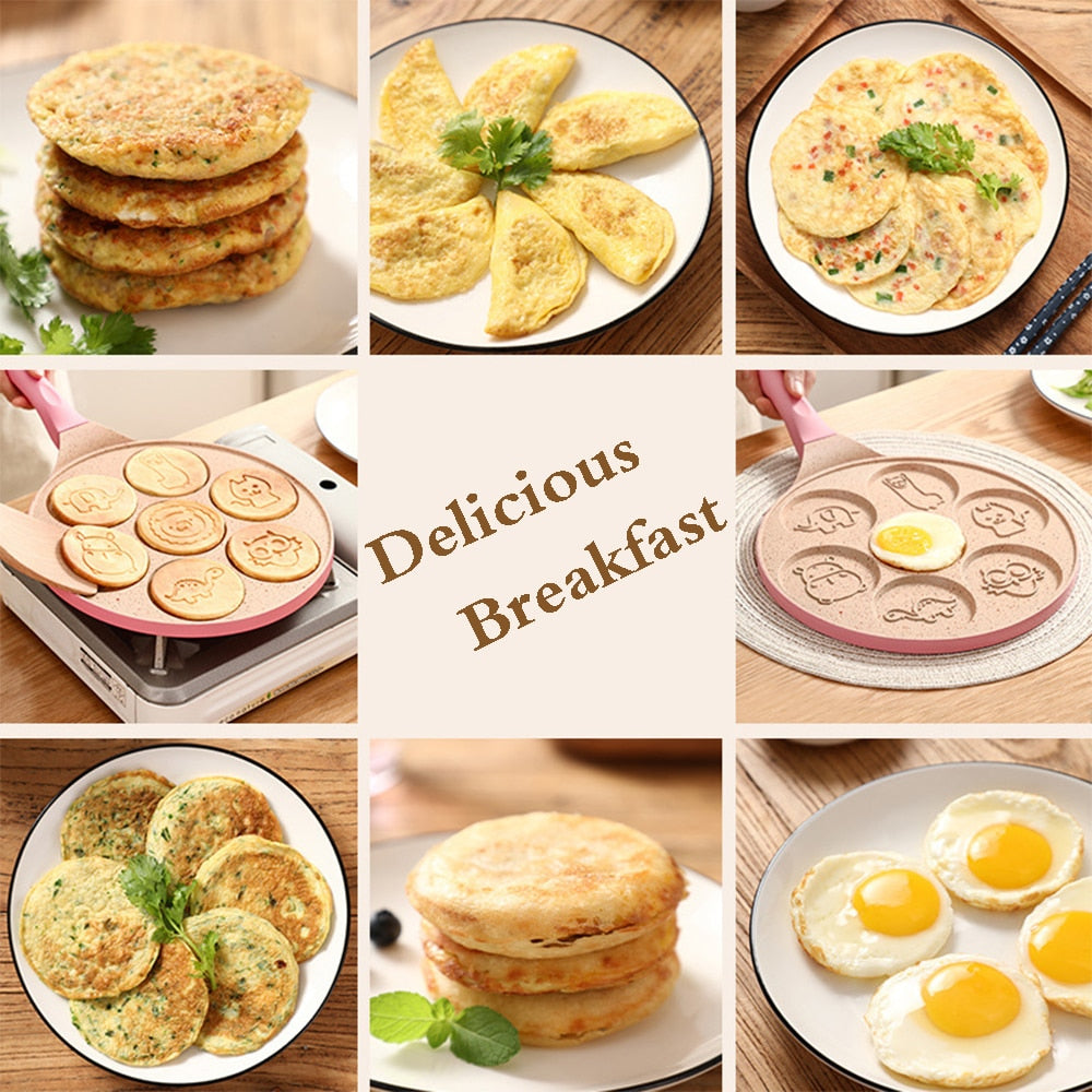 Frukost Djur Pannkaka Non-Stick Panna