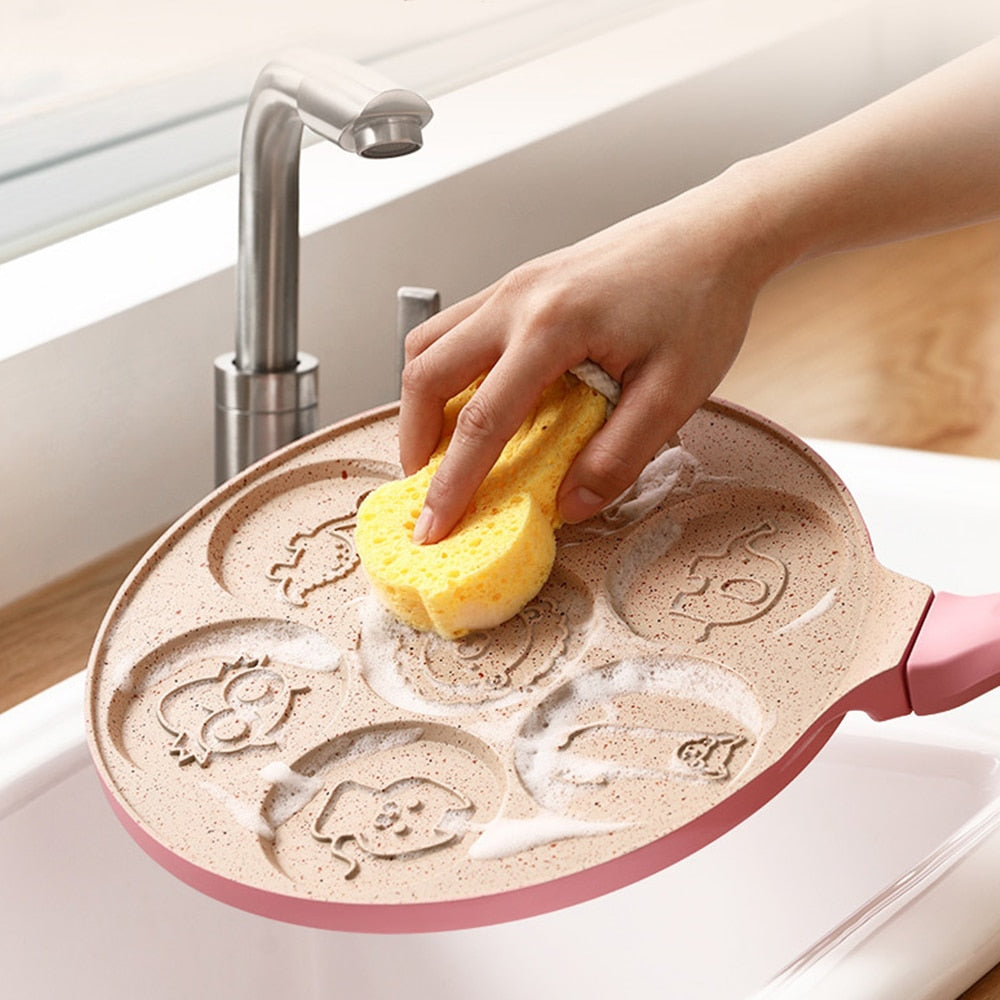 Frukost Djur Pannkaka Non-Stick Panna