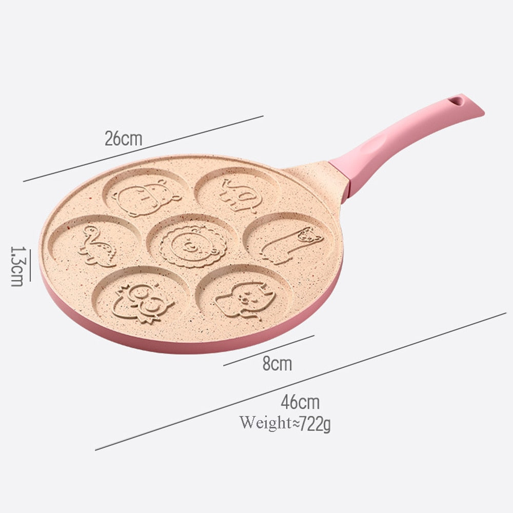 Frukost Djur Pannkaka Non-Stick Panna