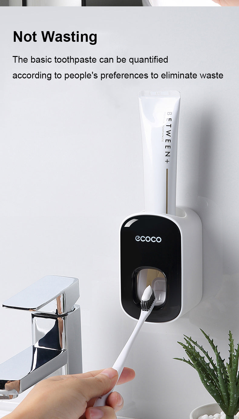 Automatisk badeværelse tandpasta dispenser