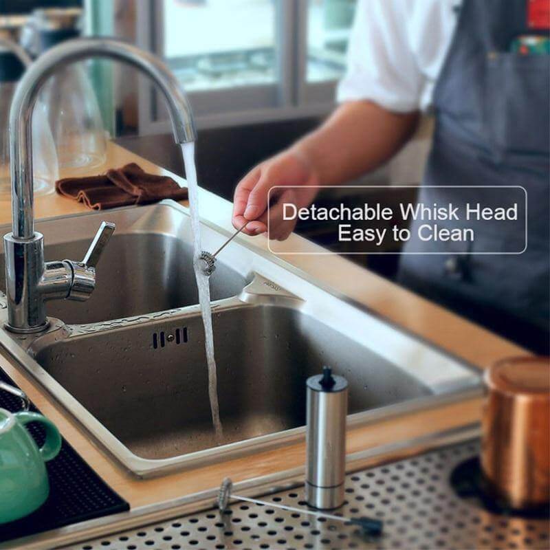 Professionell Handhållen Kaffemjölkskummare