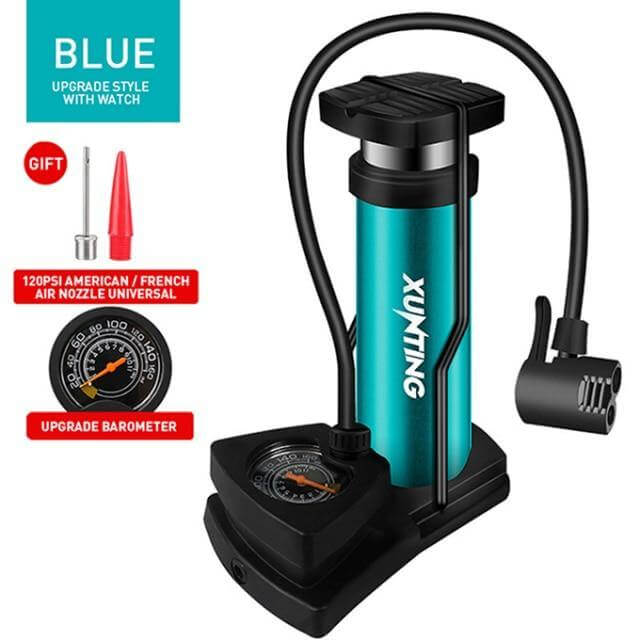 Bærbar Easy Bike Air Inflator Pedal Pumpe