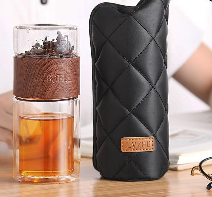 Bärbart tefilter i glas – praktiskt och lätt att använda