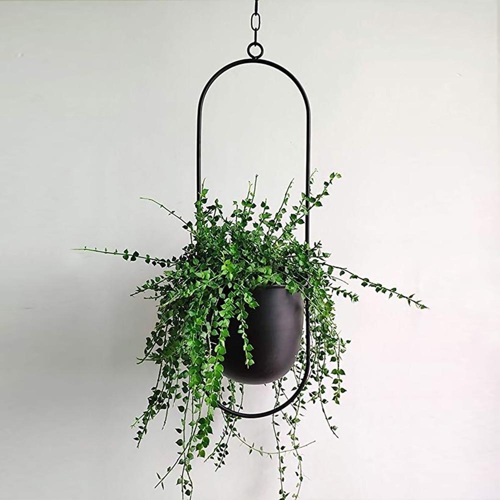 Minimalistisk planteophæng i stilrent design