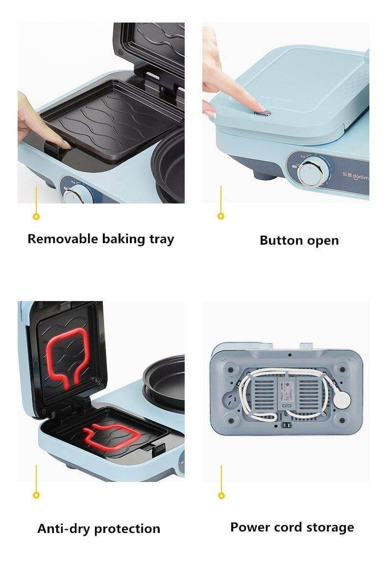 Multifunktionell Bärbar Frukostmaskin