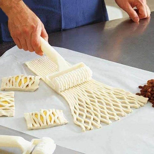 Hjulformade mönsterkakrullar