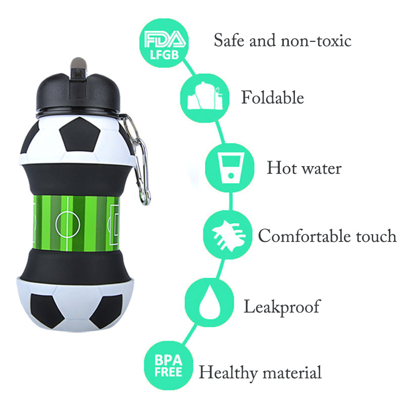 Basketball Leakproof Foldable Thermos