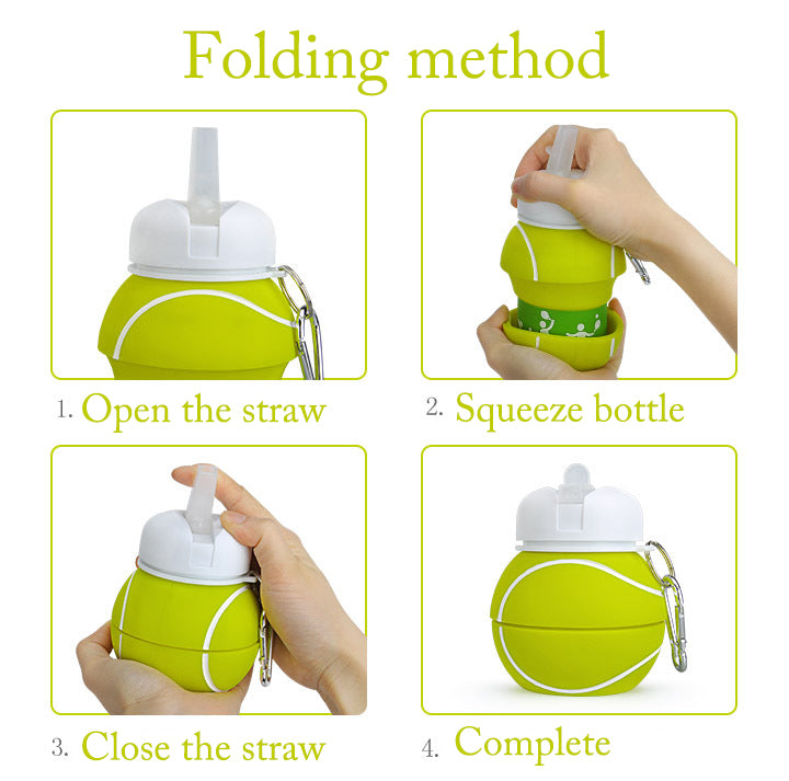 Basketball Leakproof Foldable Thermos