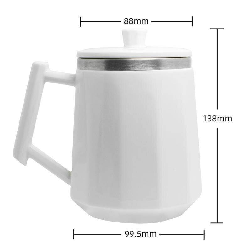 Självblandande kaffekopp i rostfritt stål