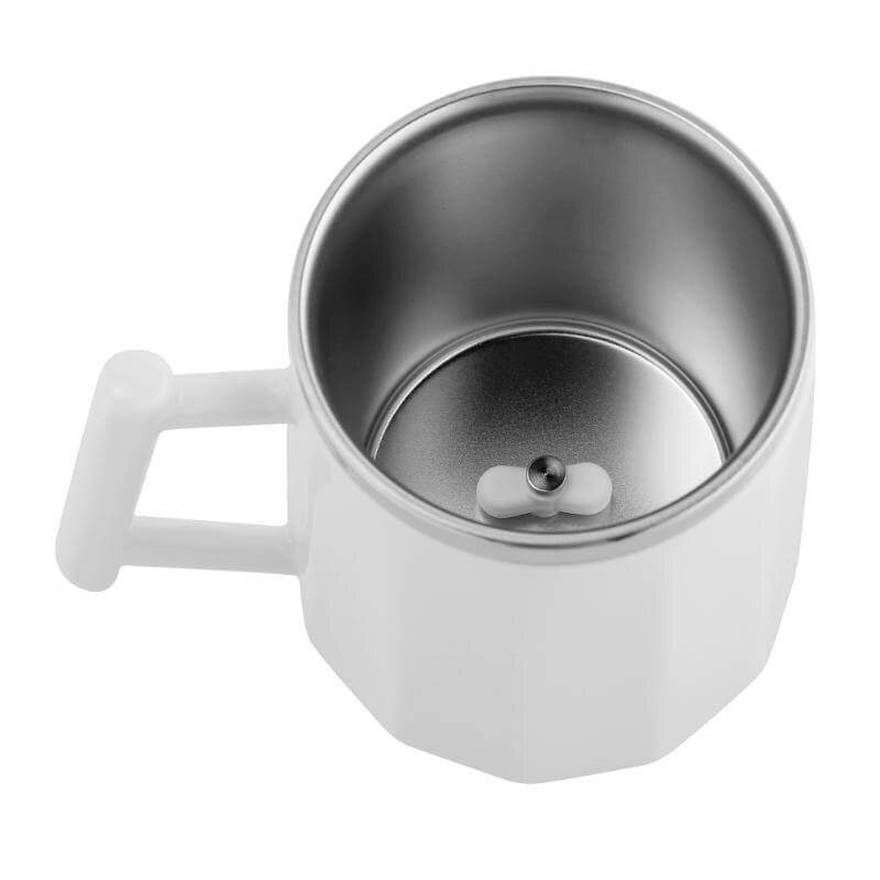 Självblandande kaffekopp i rostfritt stål