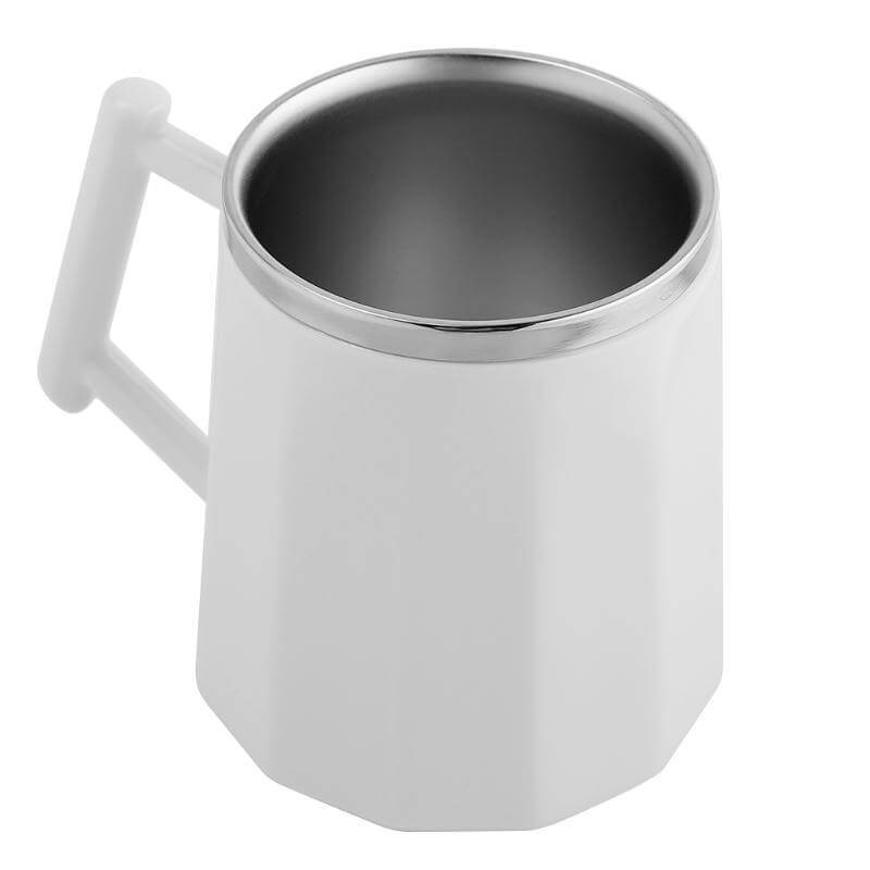 Självblandande kaffekopp i rostfritt stål