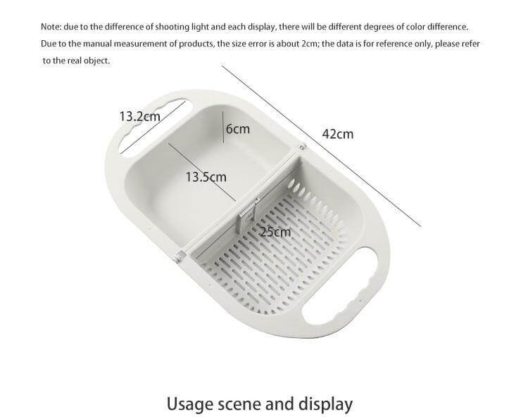 Foldbar Drænkurv