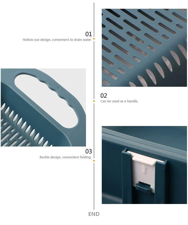 Foldbar Drænkurv