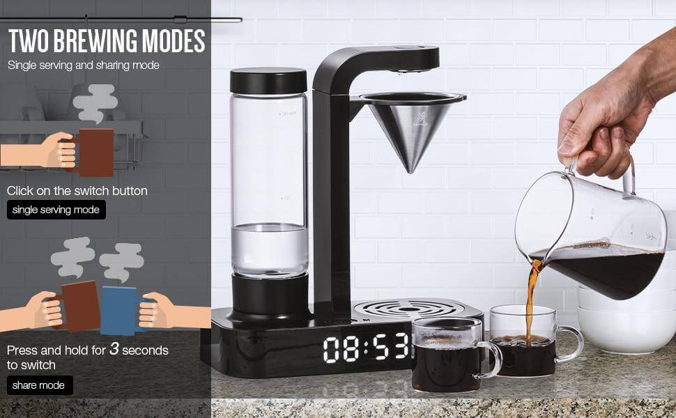 Anti-Drip Automatisk Kaffemaskine