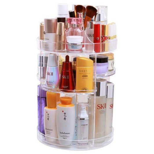 360 Grad Rotation Kosmetik MakeUp Cologne Organizer Box